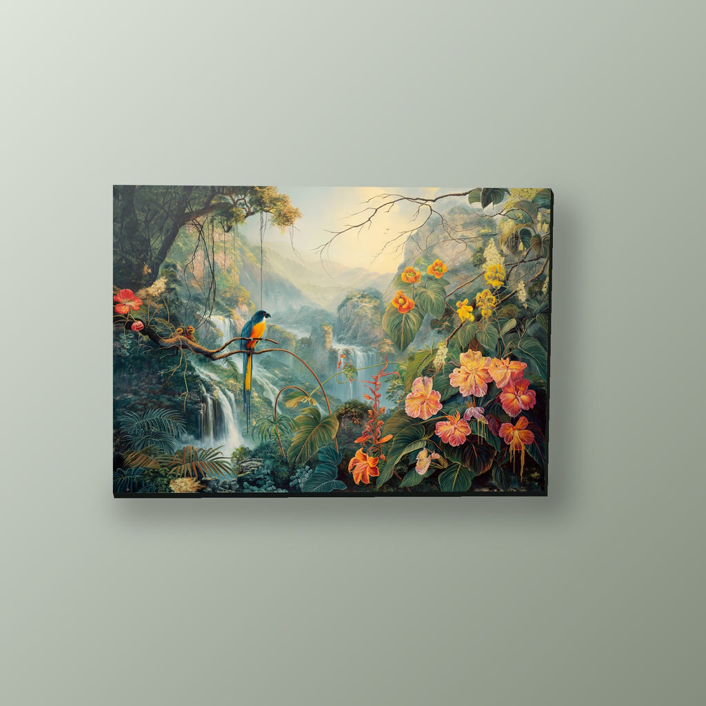 Refugio de Aves Tropicales | Cuadro decorativo de Monkey Canvas