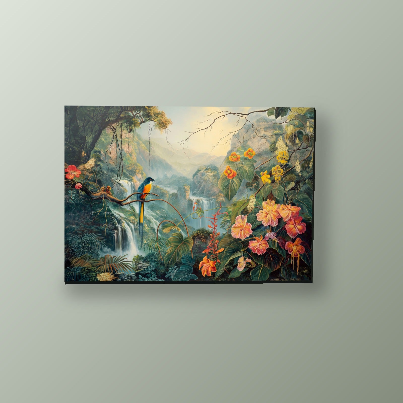 Refugio de Aves Tropicales | Cuadro decorativo de Monkey Canvas