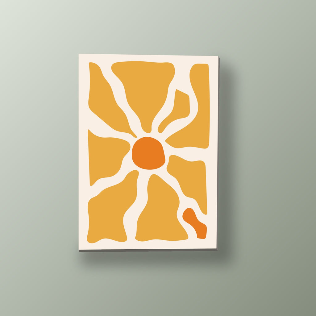 Sol Radiante Dorado | Cuadro decorativo de Monkey Canvas
