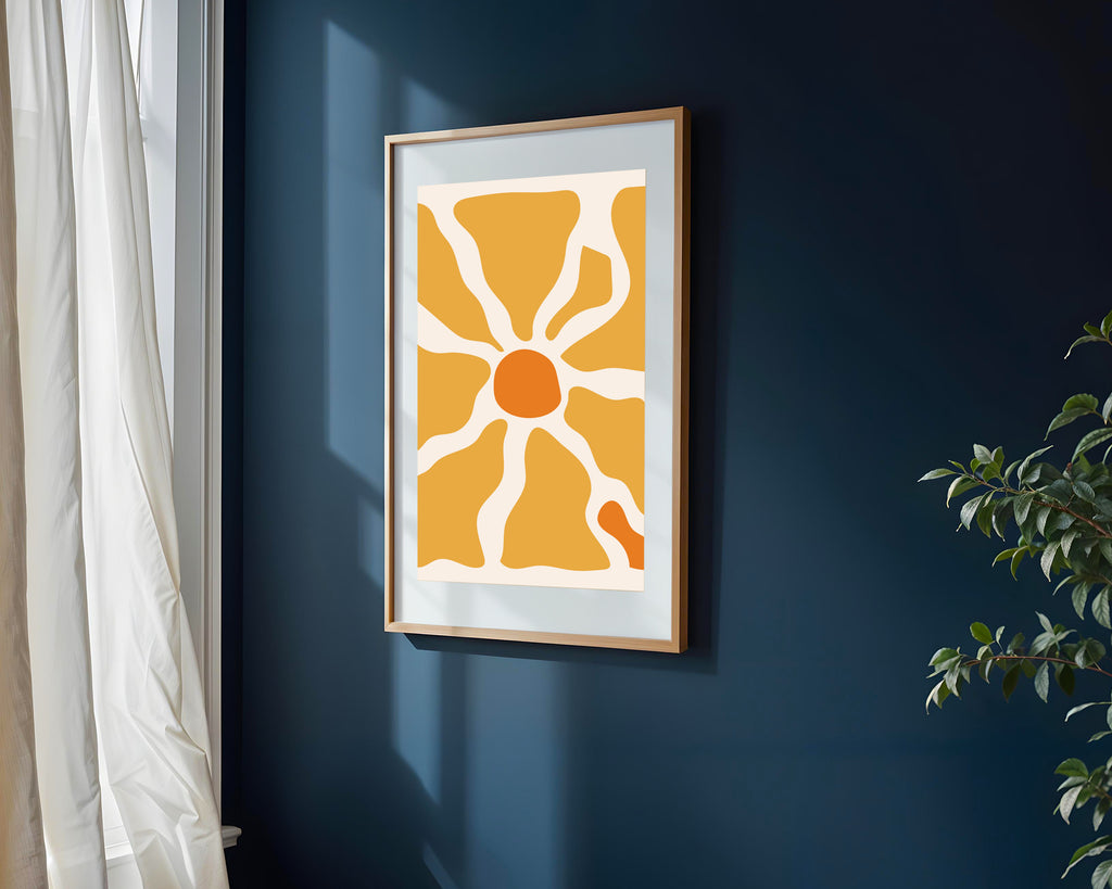 Sol Radiante Dorado | Cuadro decorativo de Monkey Canvas