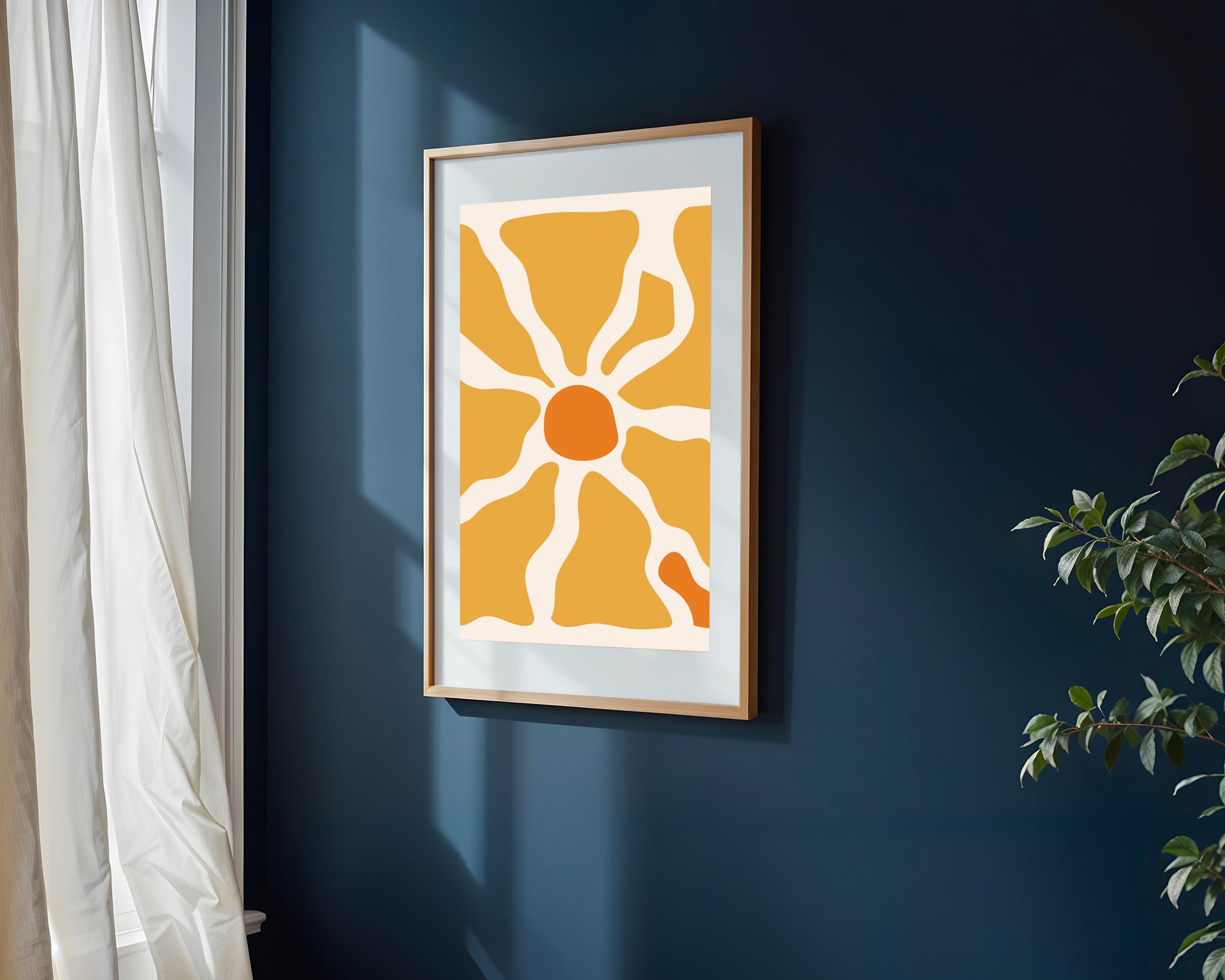 Sol Radiante Dorado | Cuadro decorativo de Monkey Canvas