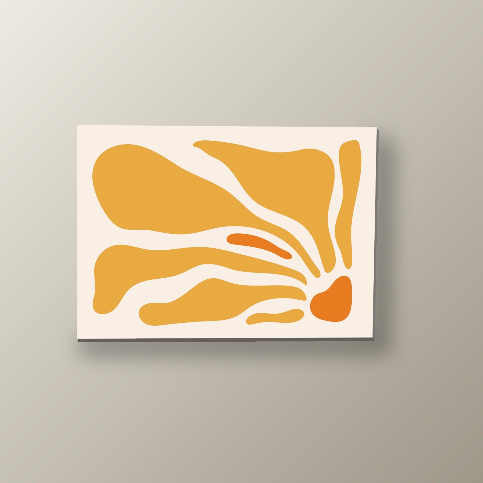 Ondas Doradas Abstractas | Cuadro decorativo de Monkey Canvas
