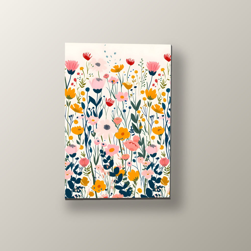 Jardín Silvestre Multicolor | Cuadro decorativo de Monkey Canvas