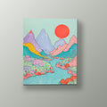 Cordillera Psicodélica | Cuadro decorativo de Monkey Canvas