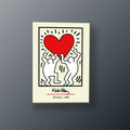 Corazón en Alto Pop Art | Cuadro decorativo de Monkey Canvas