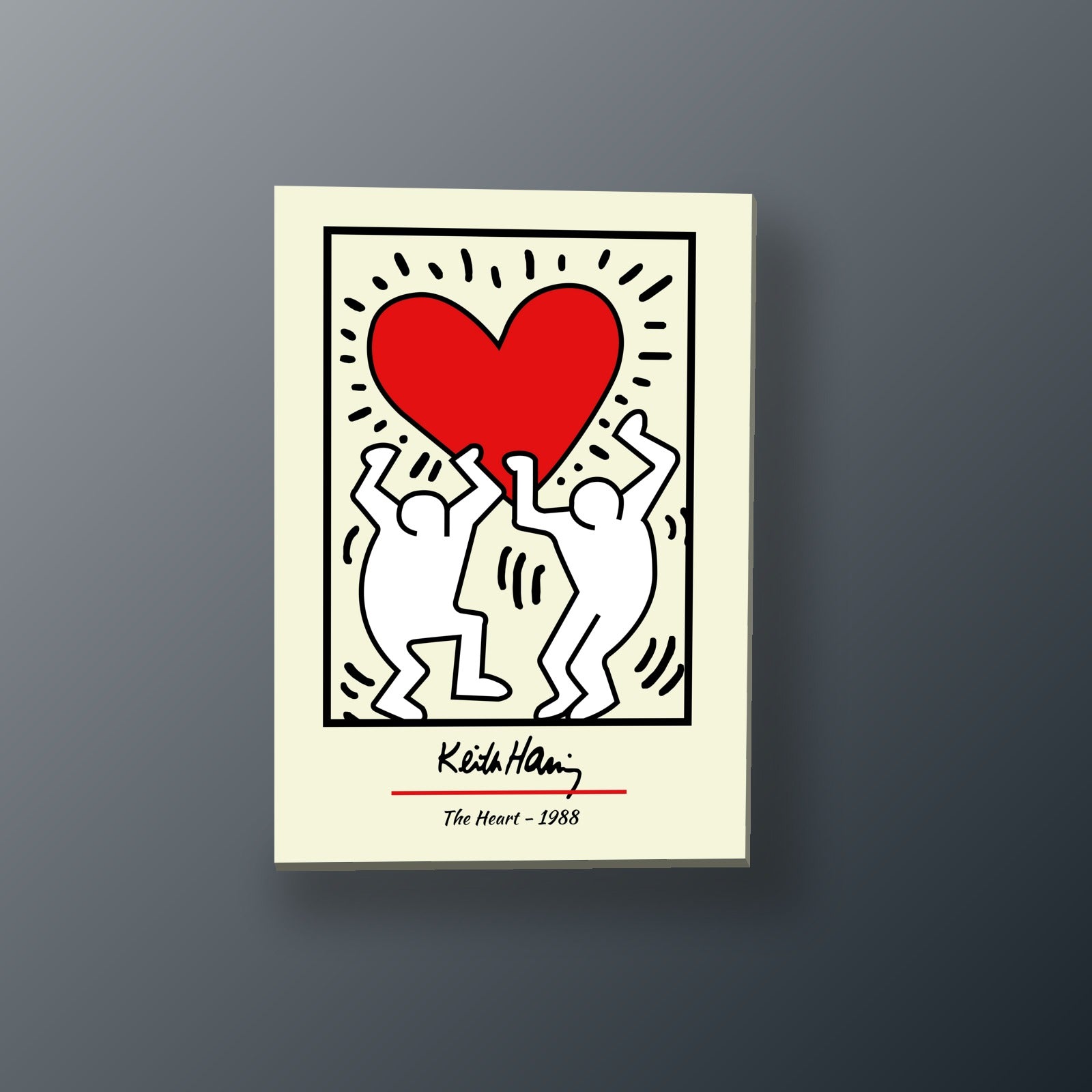Corazón en Alto Pop Art | Cuadro decorativo de Monkey Canvas