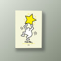 Estrella en Alto Pop Art | Cuadro decorativo de Monkey Canvas