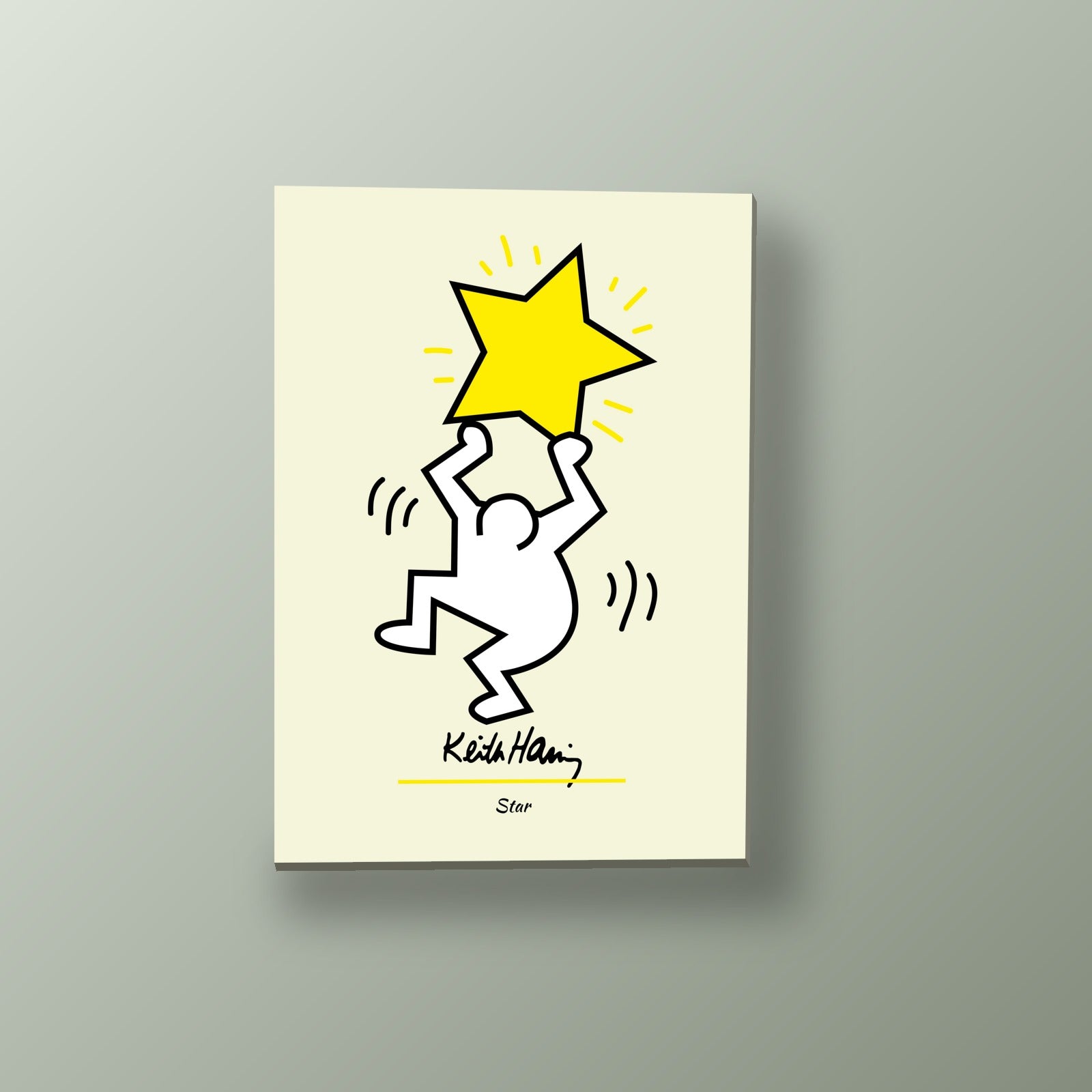 Estrella en Alto Pop Art | Cuadro decorativo de Monkey Canvas