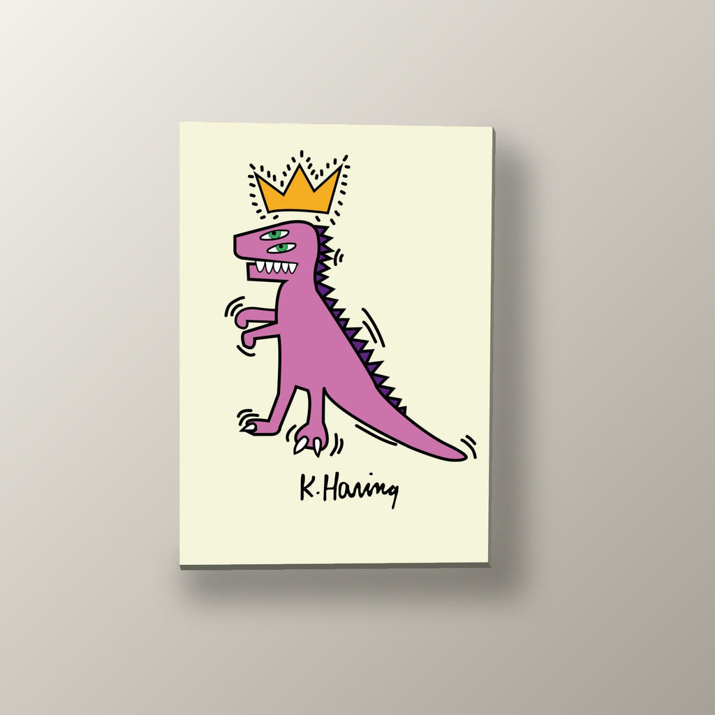Dinosaurio Real Pop Art | Cuadro decorativo de Monkey Canvas