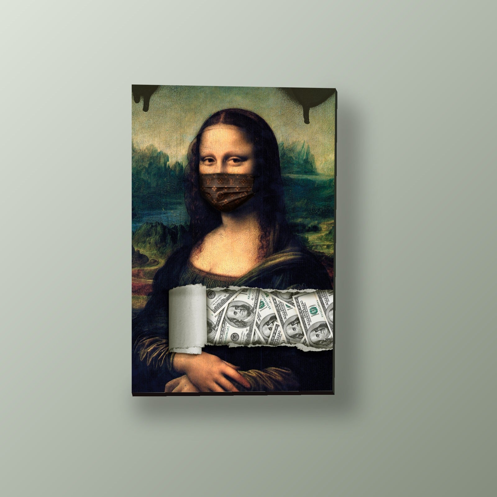 Gioconda Millonaria | Cuadro decorativo de Monkey Canvas