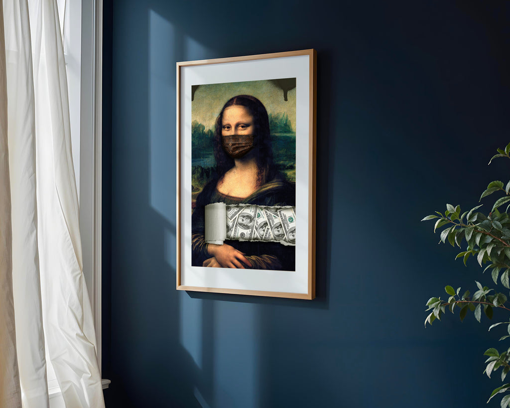 Gioconda Millonaria | Cuadro decorativo de Monkey Canvas
