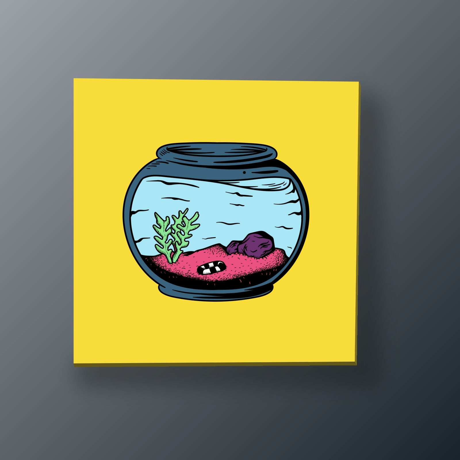 Pecera en Reposo | Cuadro decorativo de Monkey Canvas