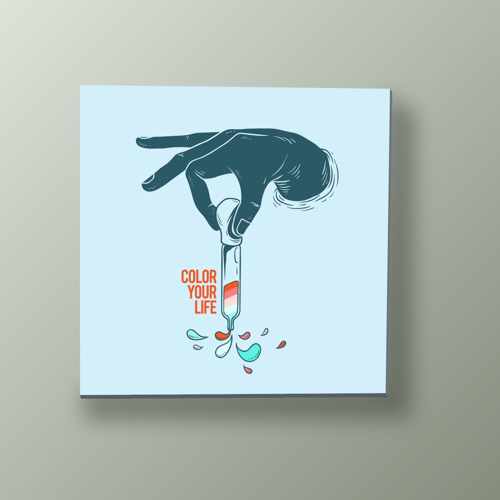 Gota de Color | Cuadro decorativo de Monkey Canvas