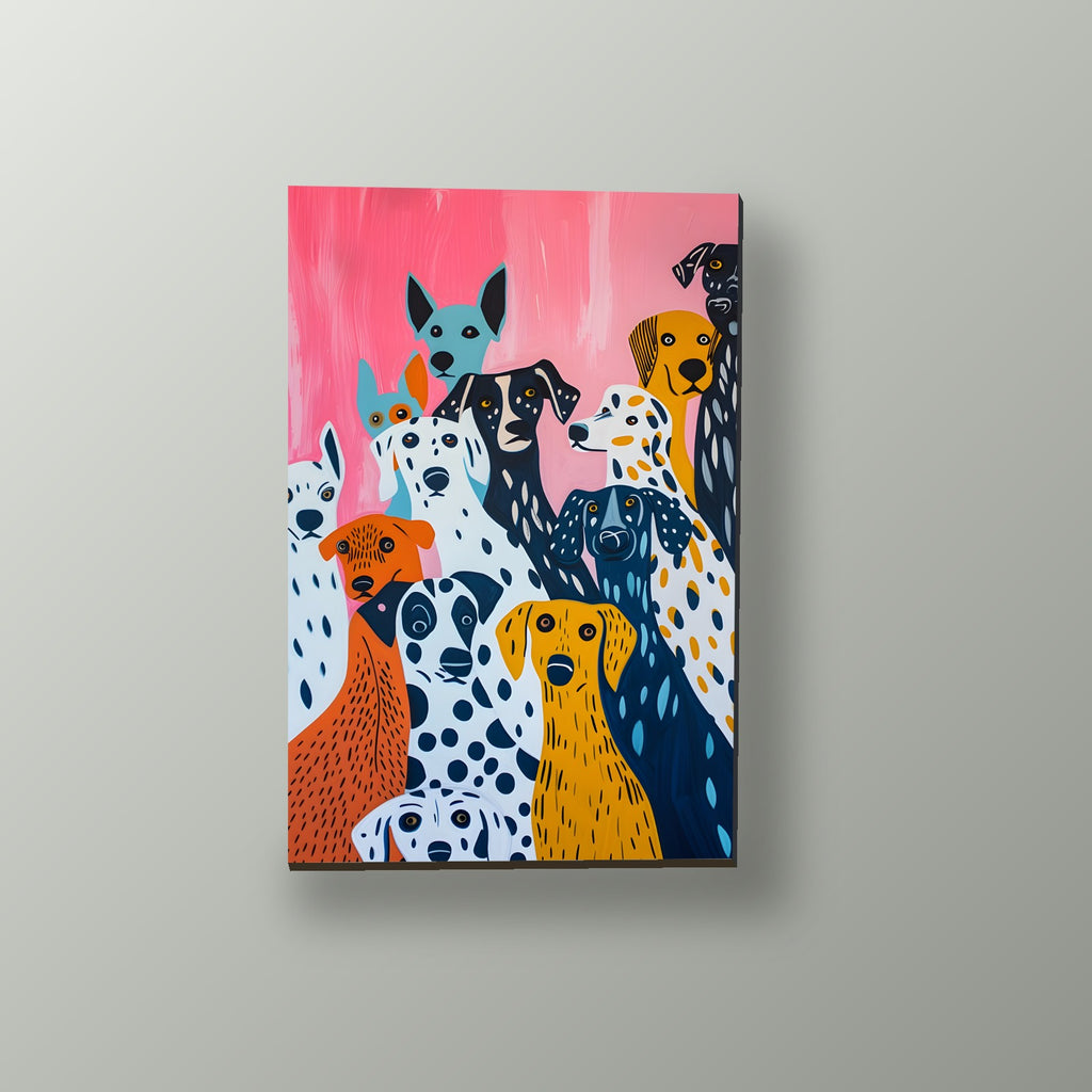 Jauría de Colores | Cuadro decorativo de Monkey Canvas
