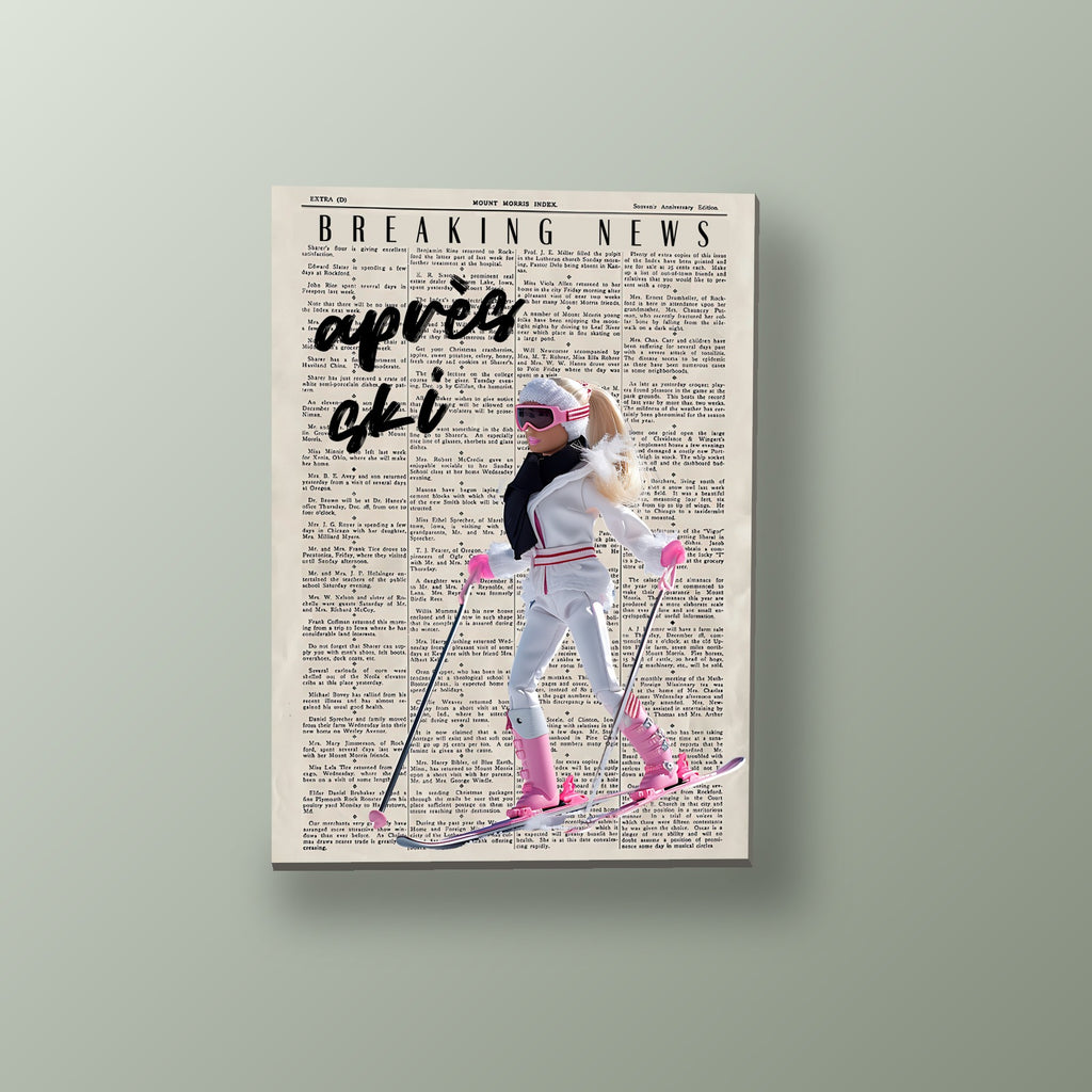 Après-Ski Vintage | Cuadro decorativo de Monkey Canvas