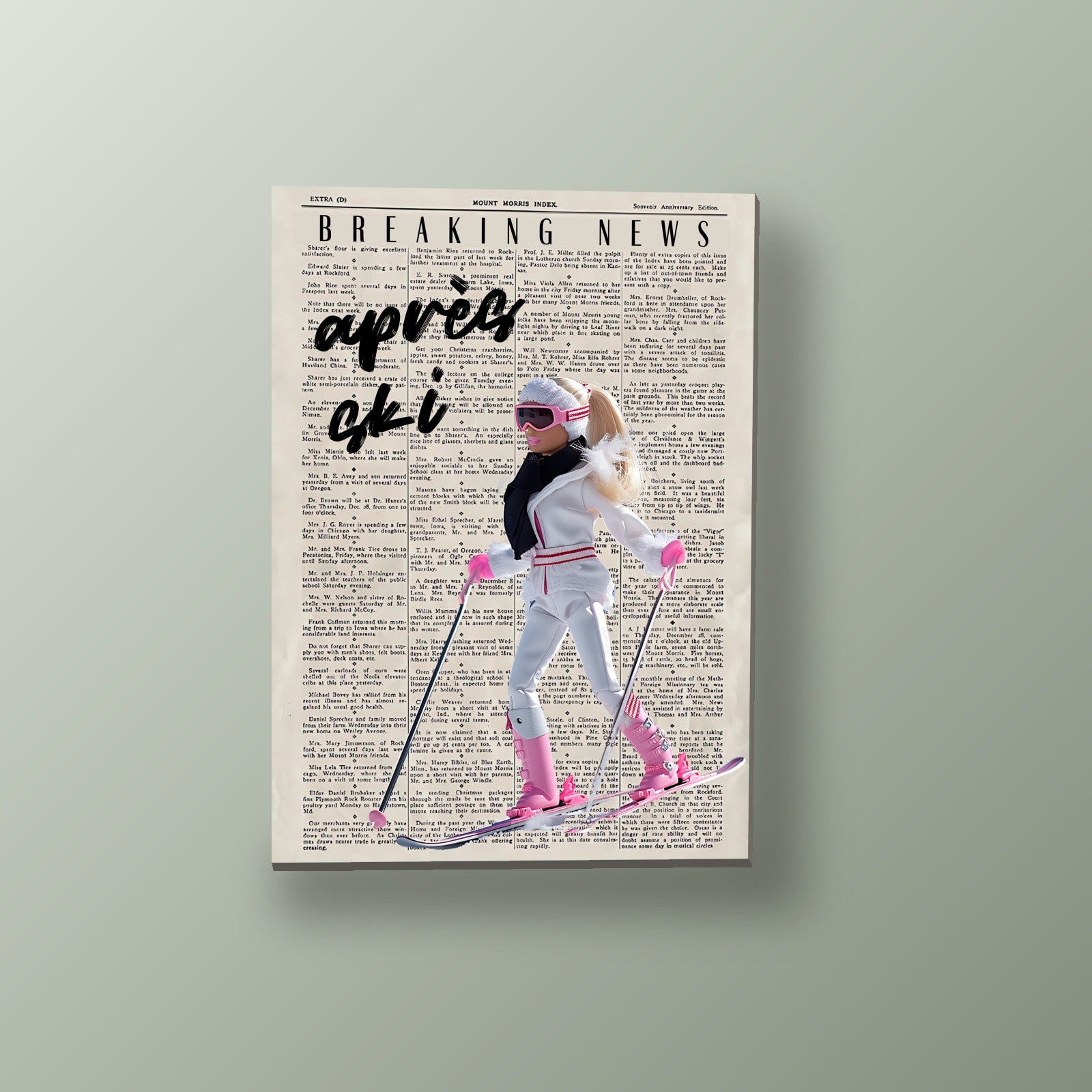 Après-Ski Vintage | Cuadro decorativo de Monkey Canvas