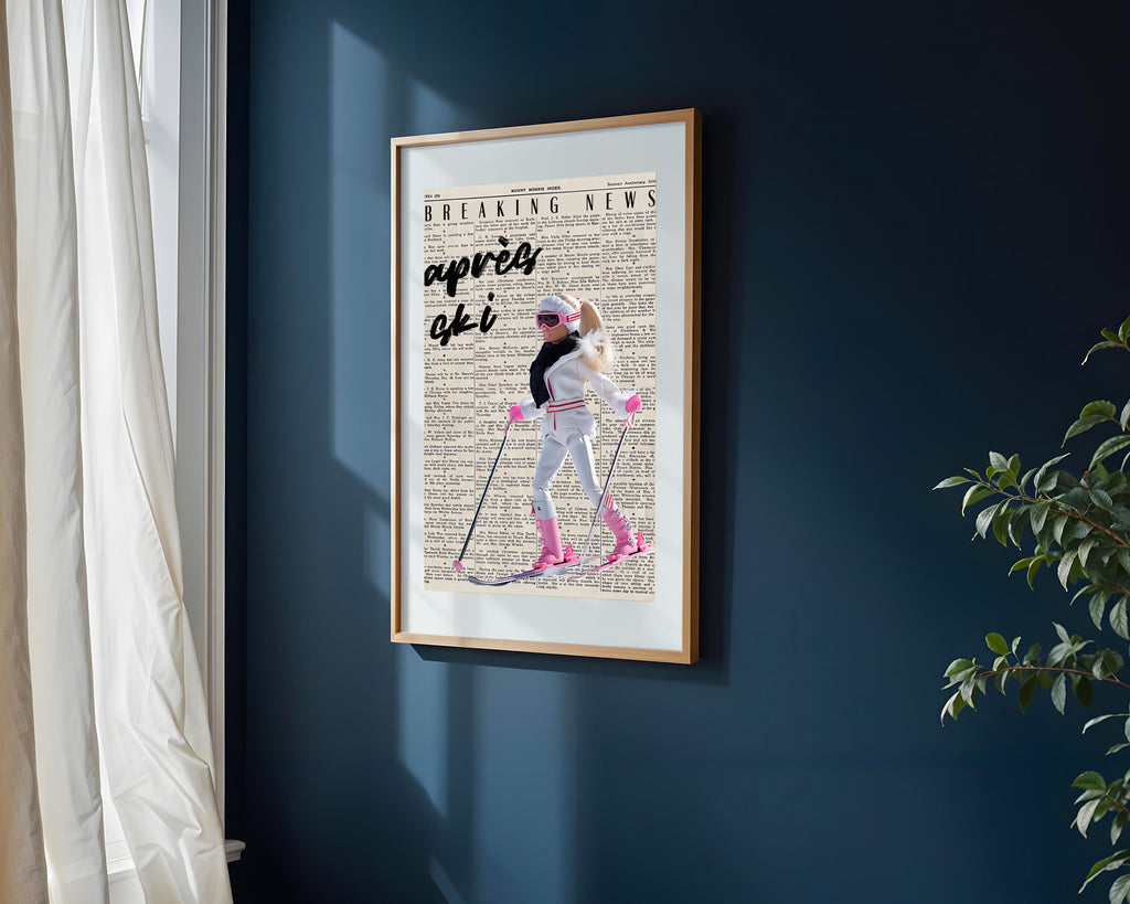 Après-Ski Vintage | Cuadro decorativo de Monkey Canvas