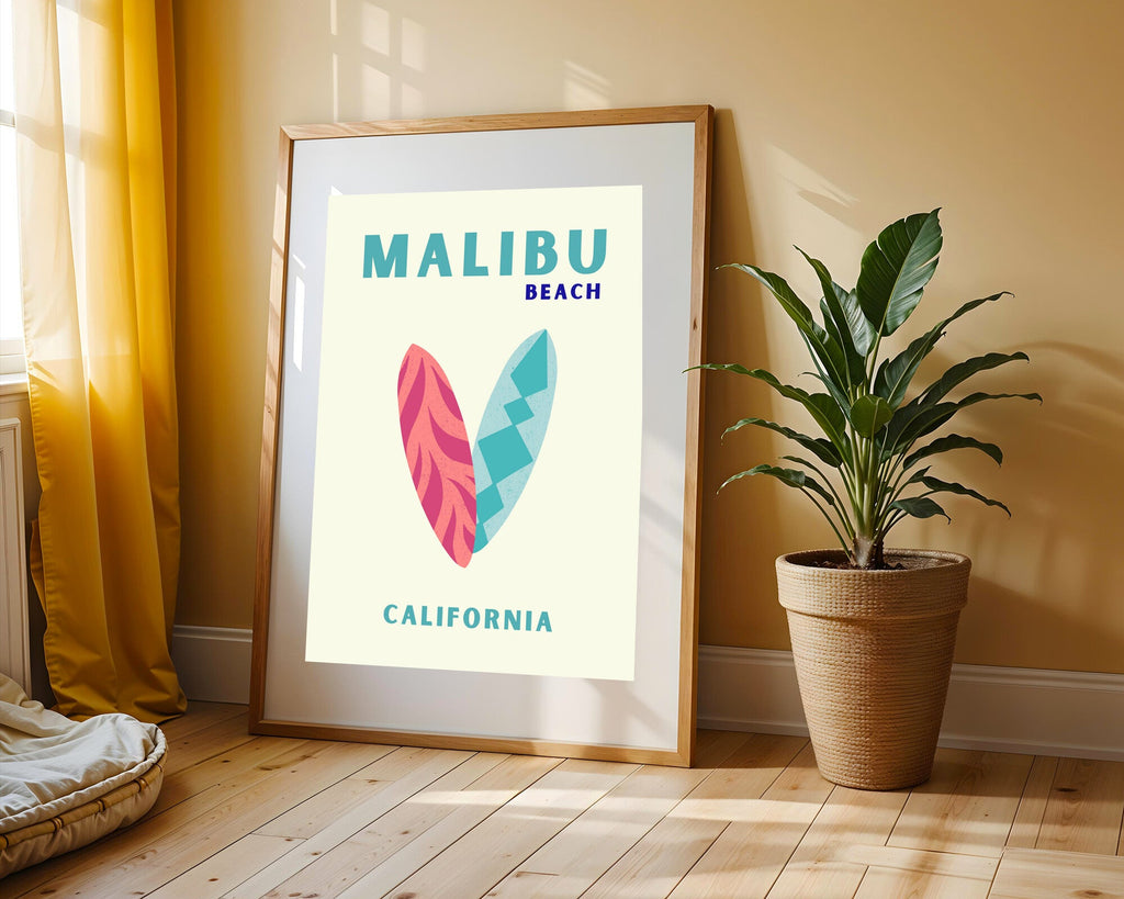 Corazon de Tablas Malibu | Cuadro decorativo de Monkey Canvas