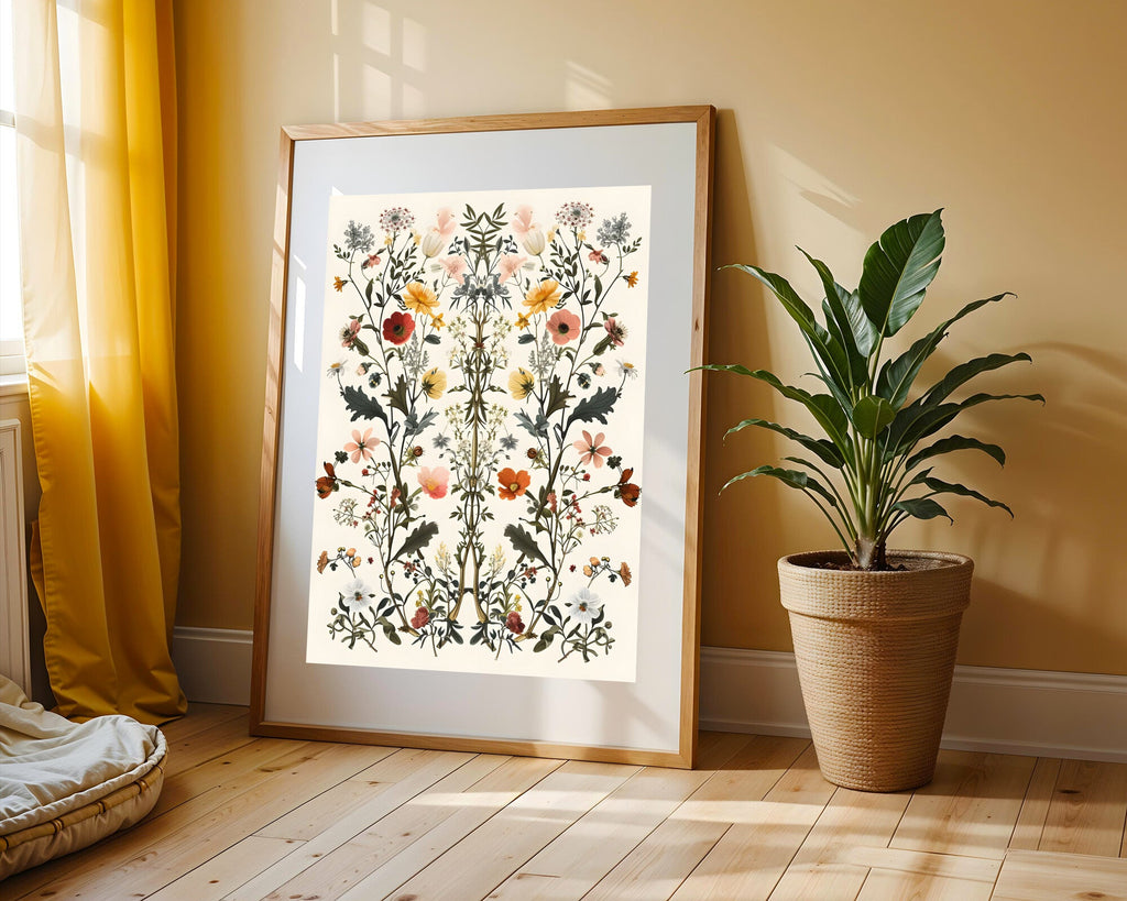 Jardin Botanico Simetrico | Cuadro decorativo de Monkey Canvas