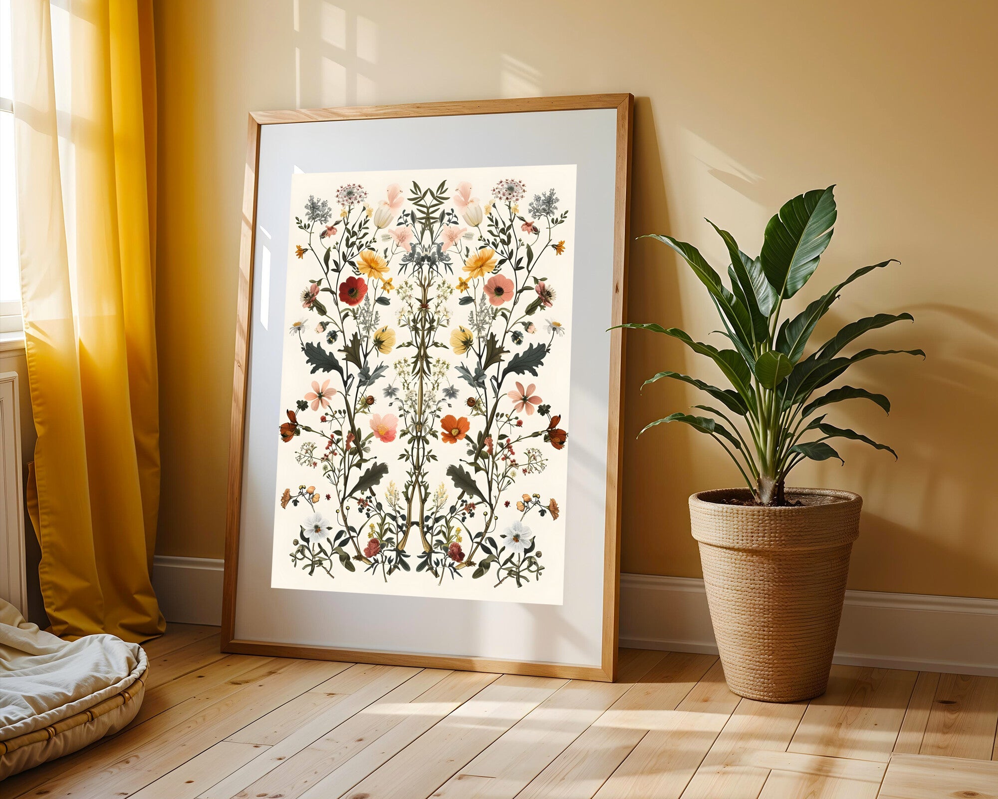 Jardin Botanico Simetrico | Cuadro decorativo de Monkey Canvas