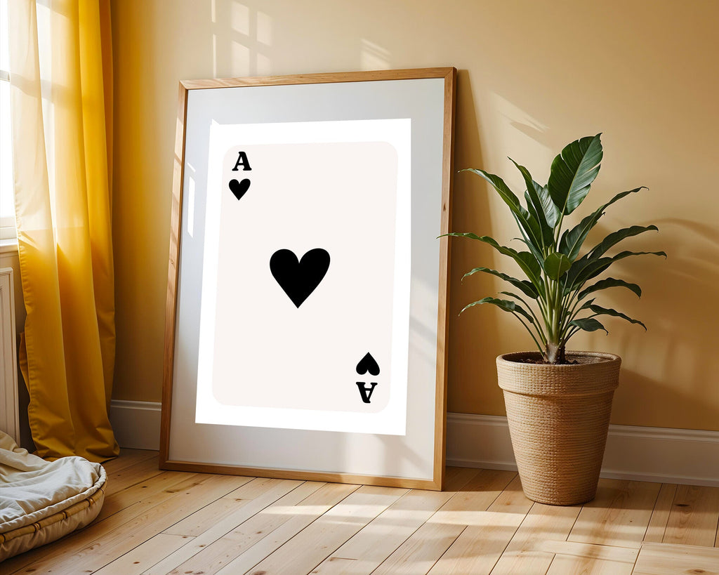 As de Corazones | Cuadro decorativo de Monkey Canvas