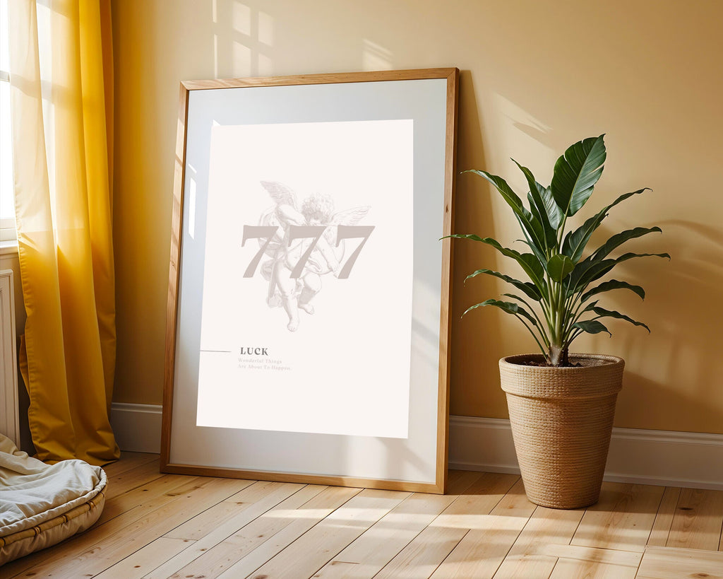 777 de la Suerte | Cuadro decorativo de Monkey Canvas