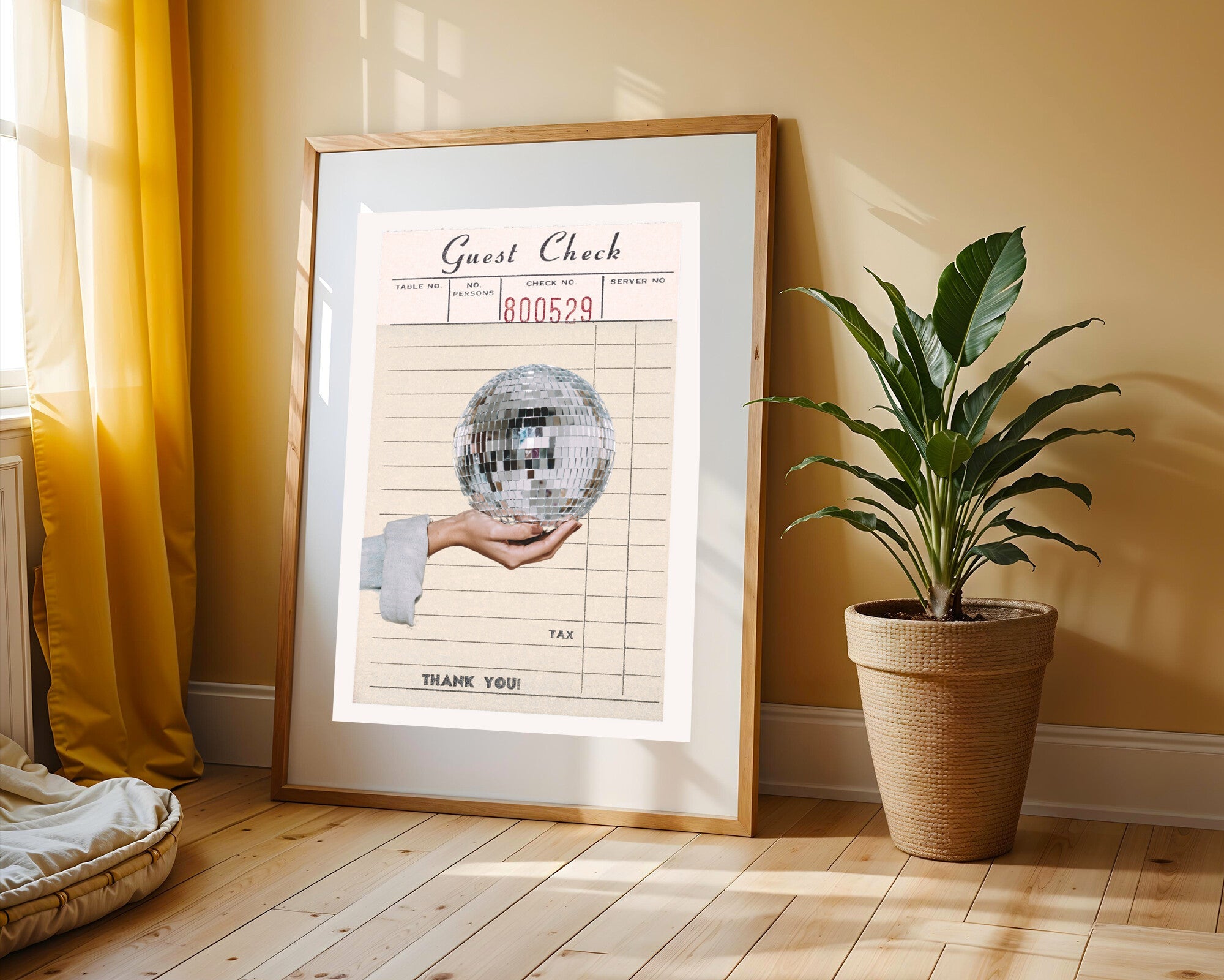 Cuenta con Disco | Cuadro decorativo de Monkey Canvas