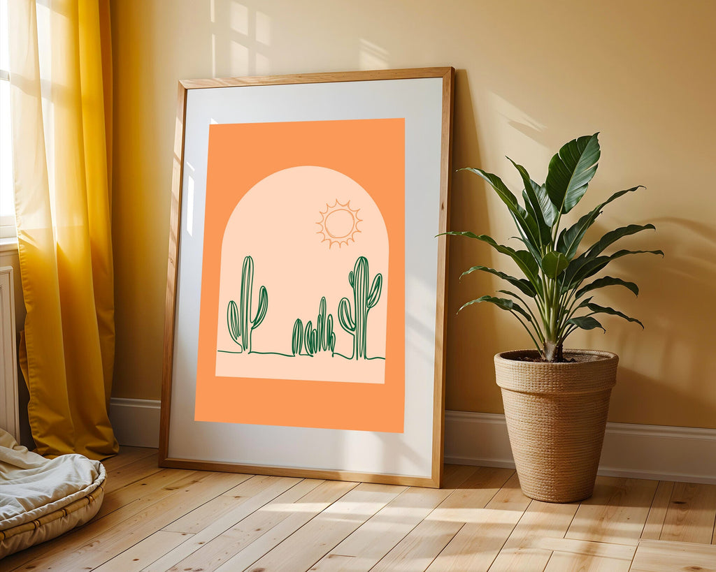 Desierto Minimalista | Cuadro decorativo de Monkey Canvas