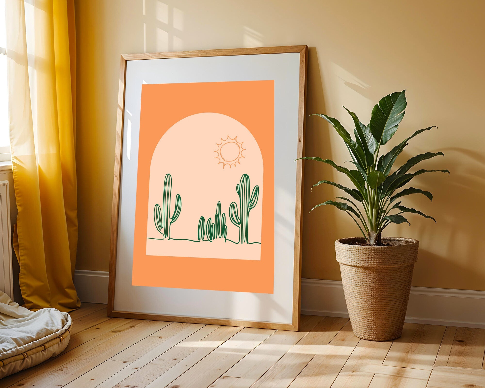 Desierto Minimalista | Cuadro decorativo de Monkey Canvas