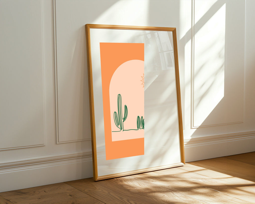 Desierto Minimalista | Cuadro decorativo de Monkey Canvas