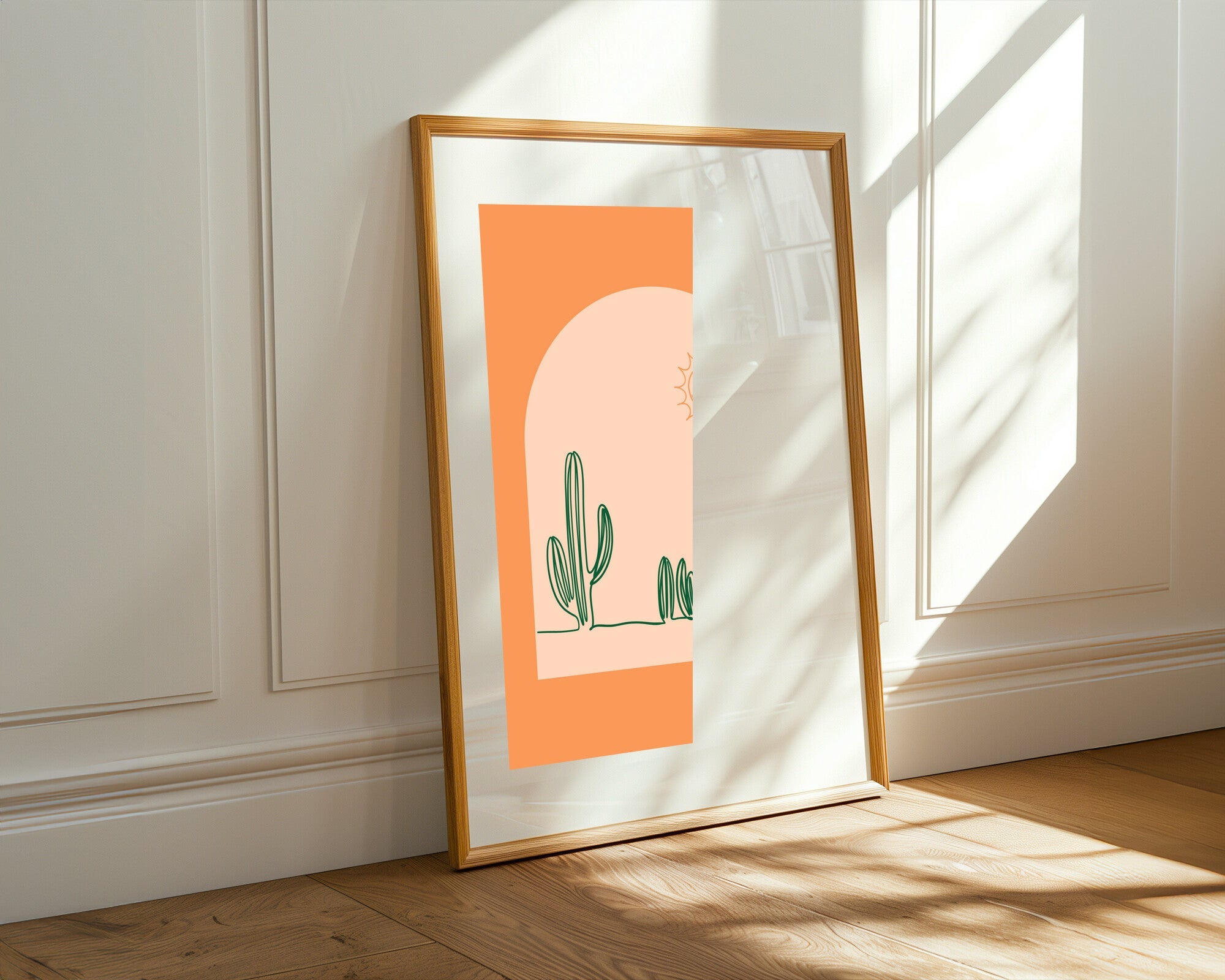 Desierto Minimalista | Cuadro decorativo de Monkey Canvas