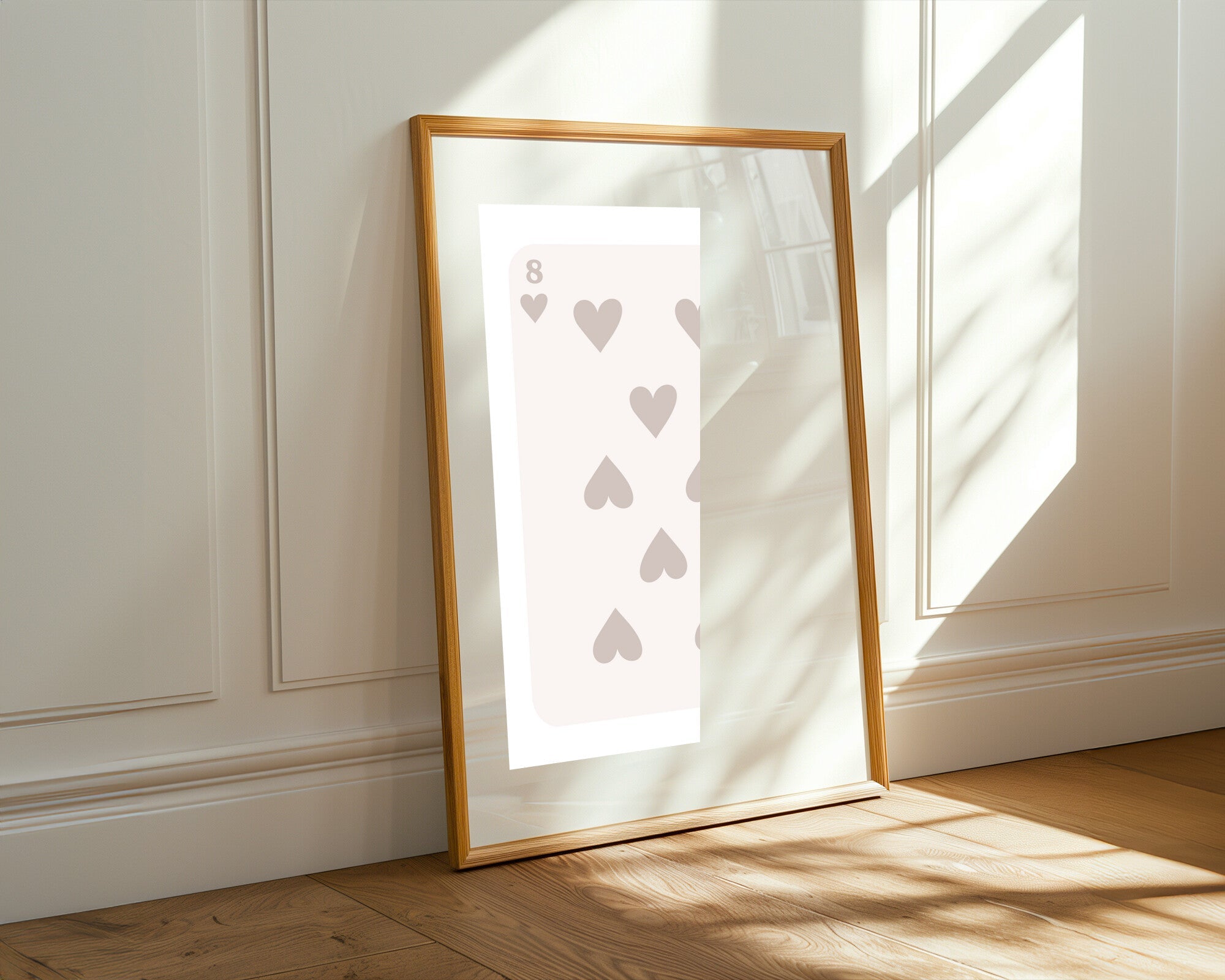Ocho Corazones Claro | Cuadro decorativo de Monkey Canvas