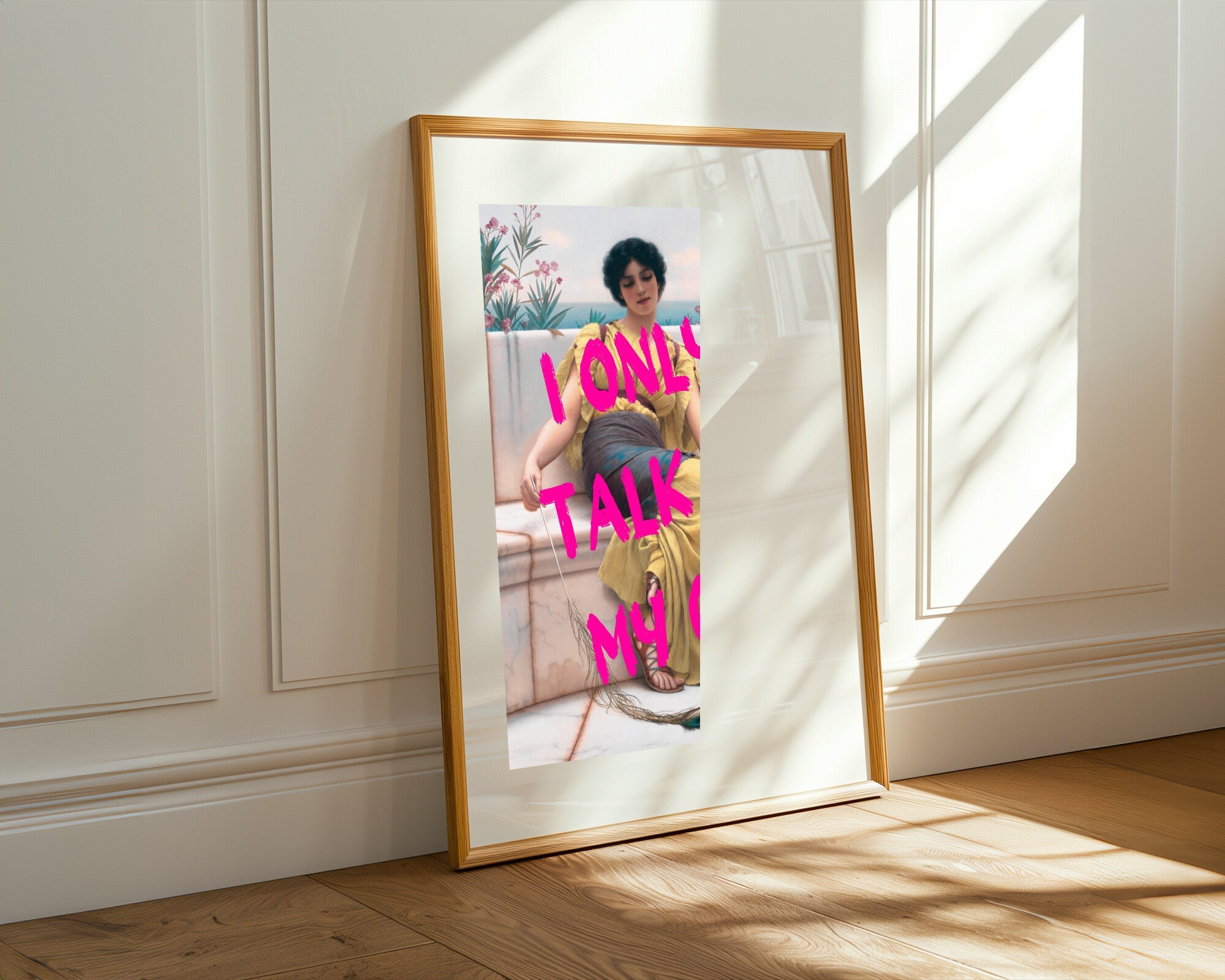 Solo Hablo con mi Gato | Cuadro decorativo de Monkey Canvas