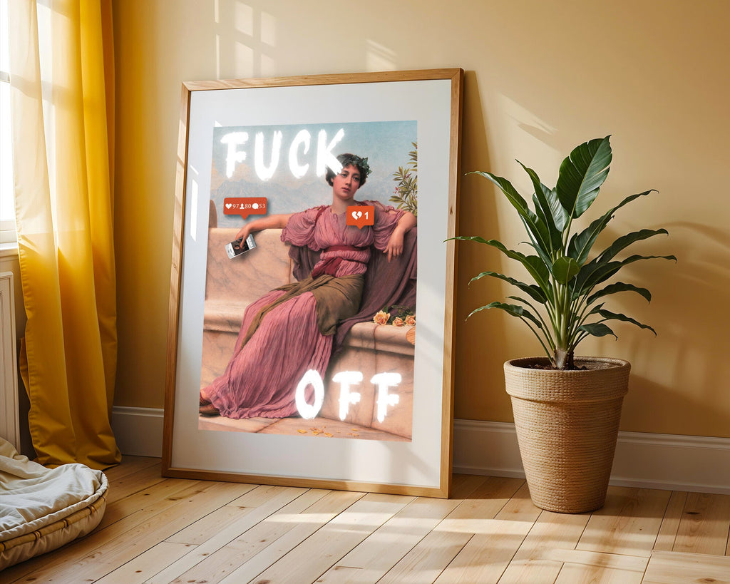 Actitud Sin Filtro | Cuadro decorativo de Monkey Canvas