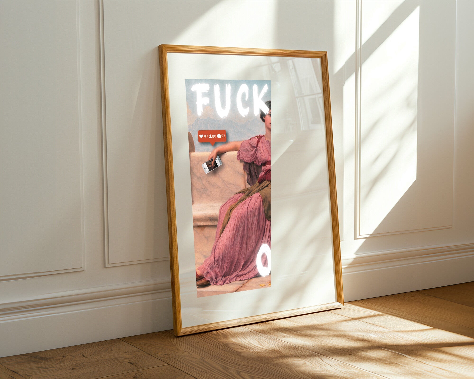 Actitud Sin Filtro | Cuadro decorativo de Monkey Canvas