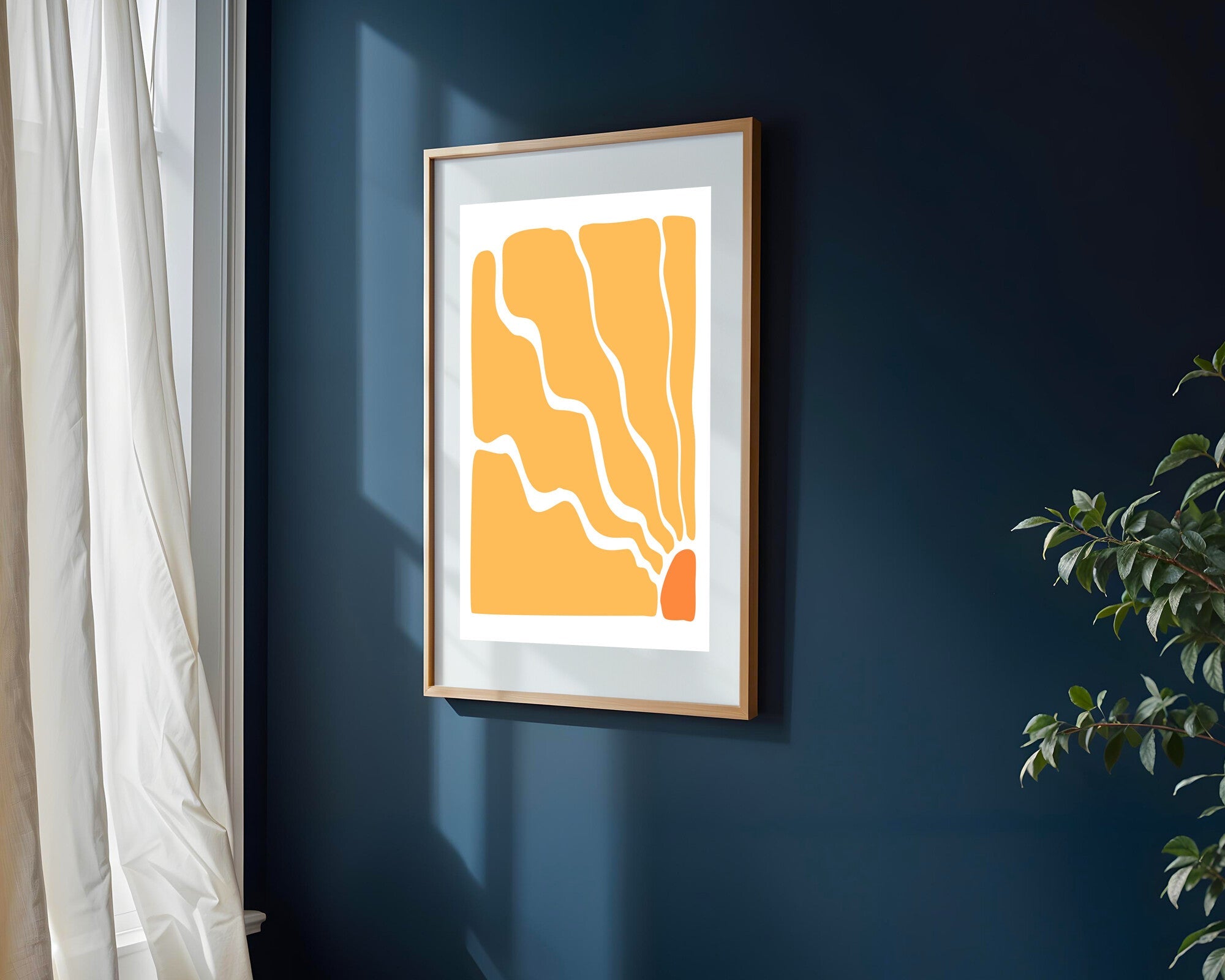 Atardecer en Ondas | Cuadro decorativo de Monkey Canvas
