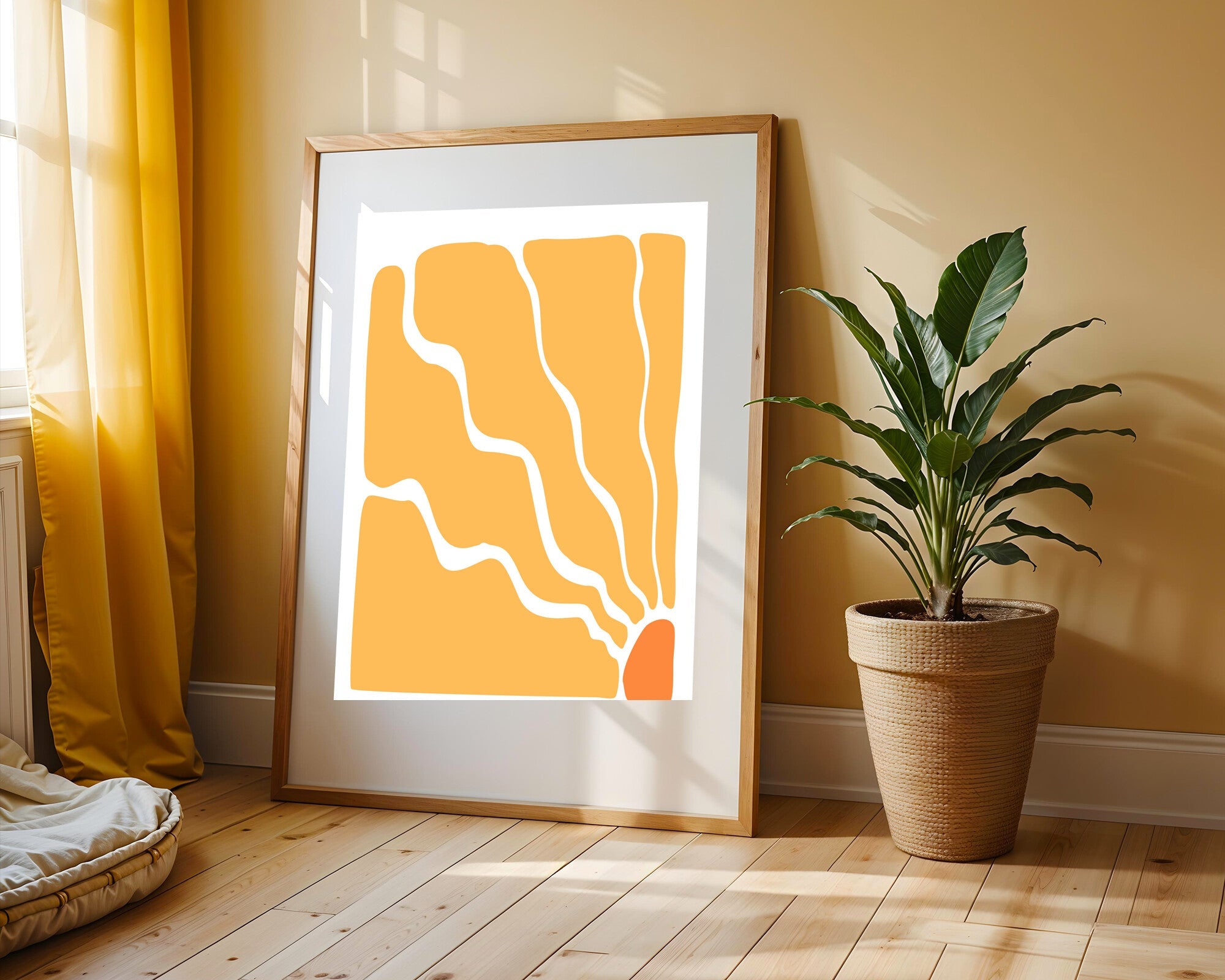 Atardecer en Ondas | Cuadro decorativo de Monkey Canvas