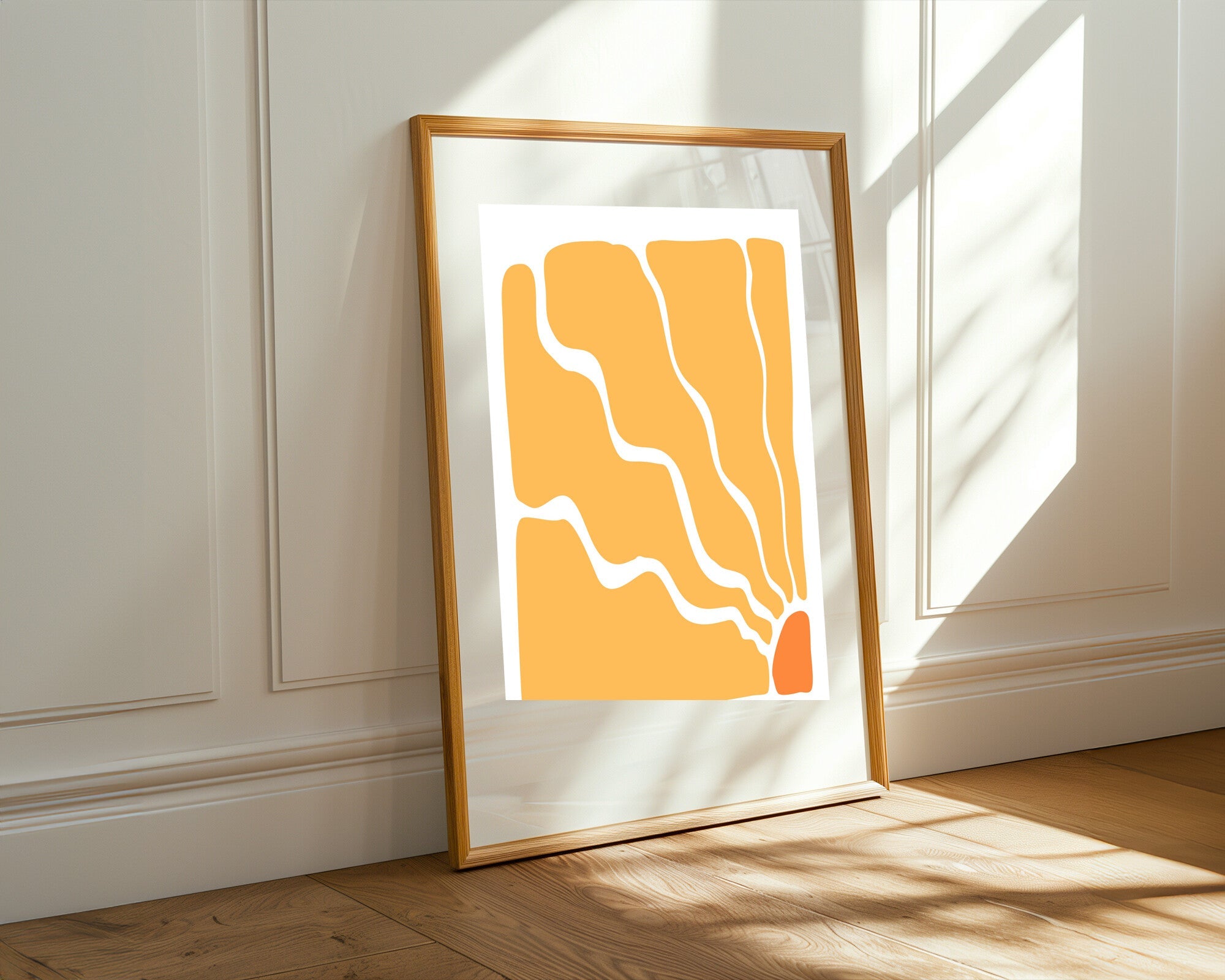 Atardecer en Ondas | Cuadro decorativo de Monkey Canvas