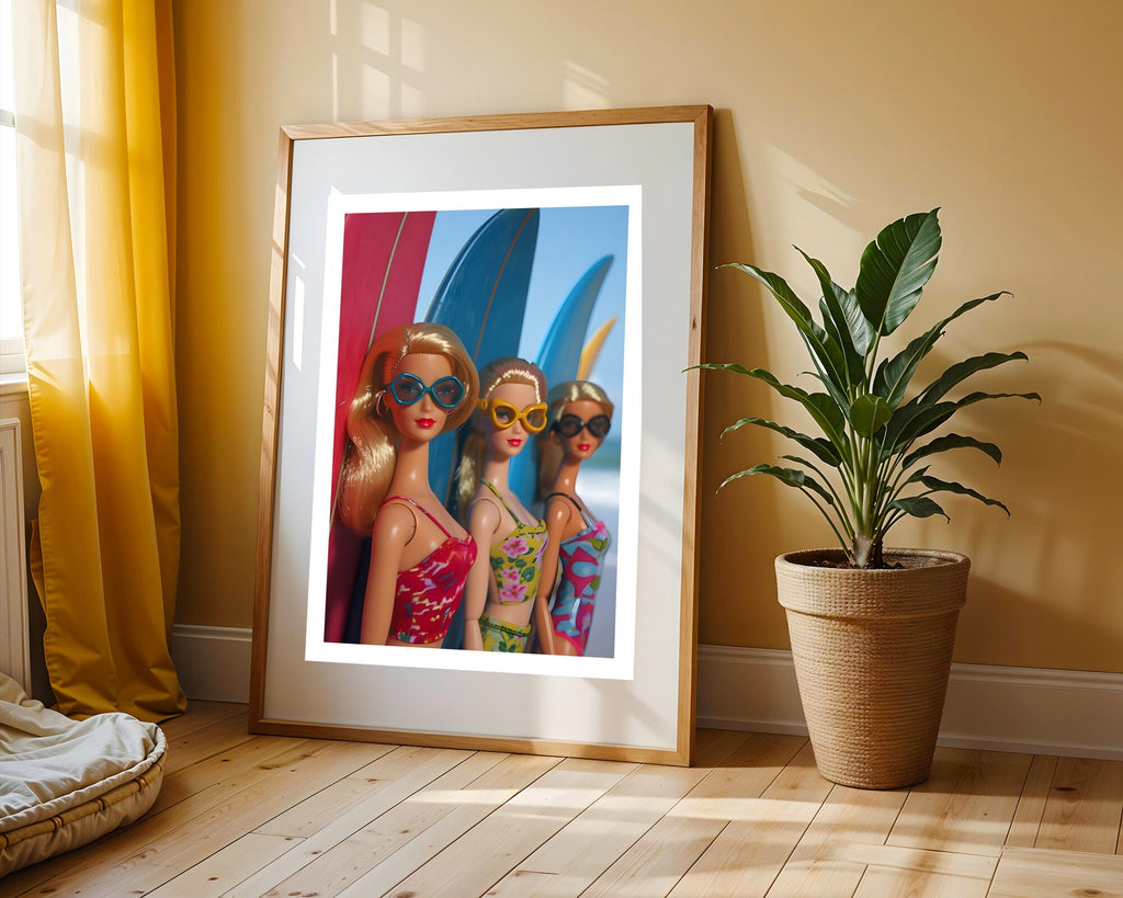 Muñecas Surfistas | Cuadro decorativo de Monkey Canvas