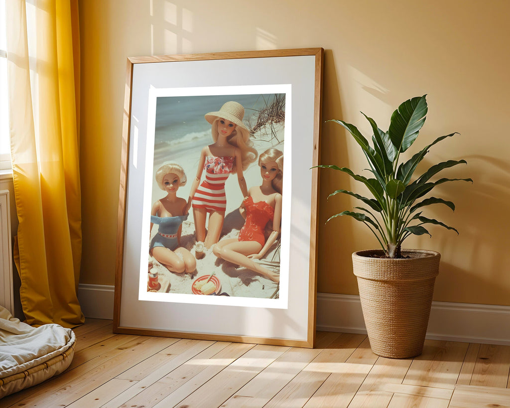 Picnic en la Arena | Cuadro decorativo de Monkey Canvas