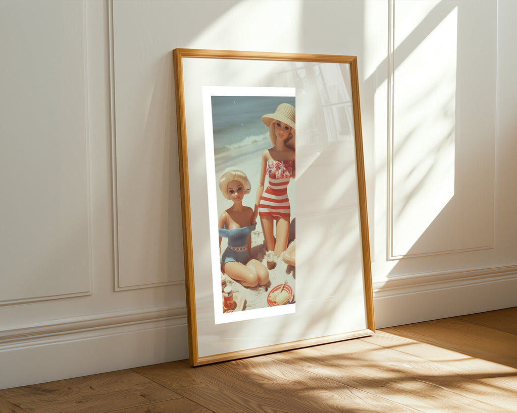 Picnic en la Arena | Cuadro decorativo de Monkey Canvas