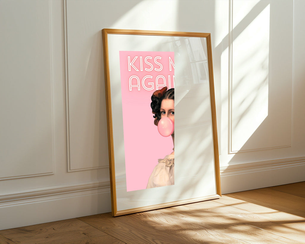 Beso de Chicle | Cuadro decorativo de Monkey Canvas