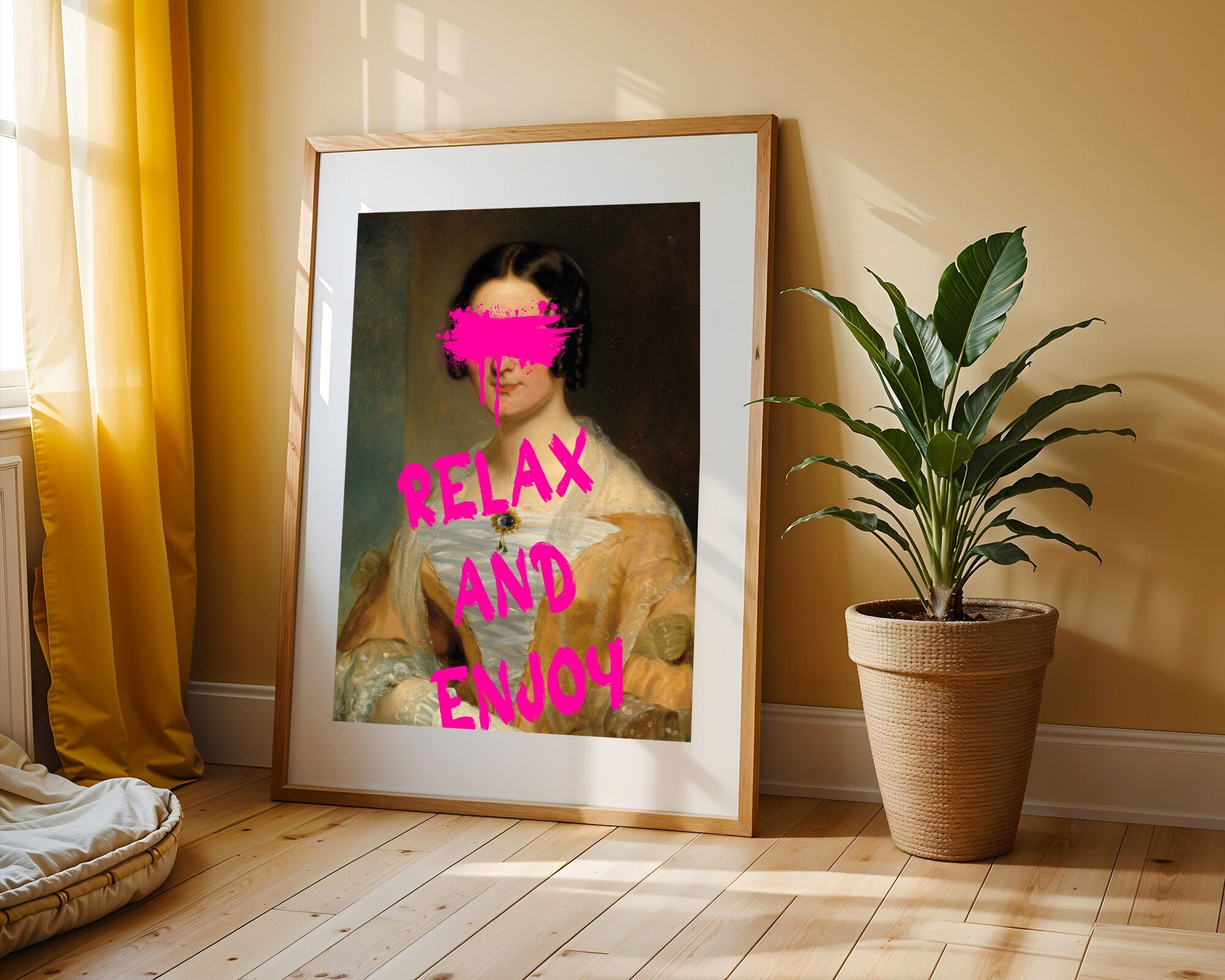 Splash Rosa Vintage | Cuadro decorativo de Monkey Canvas