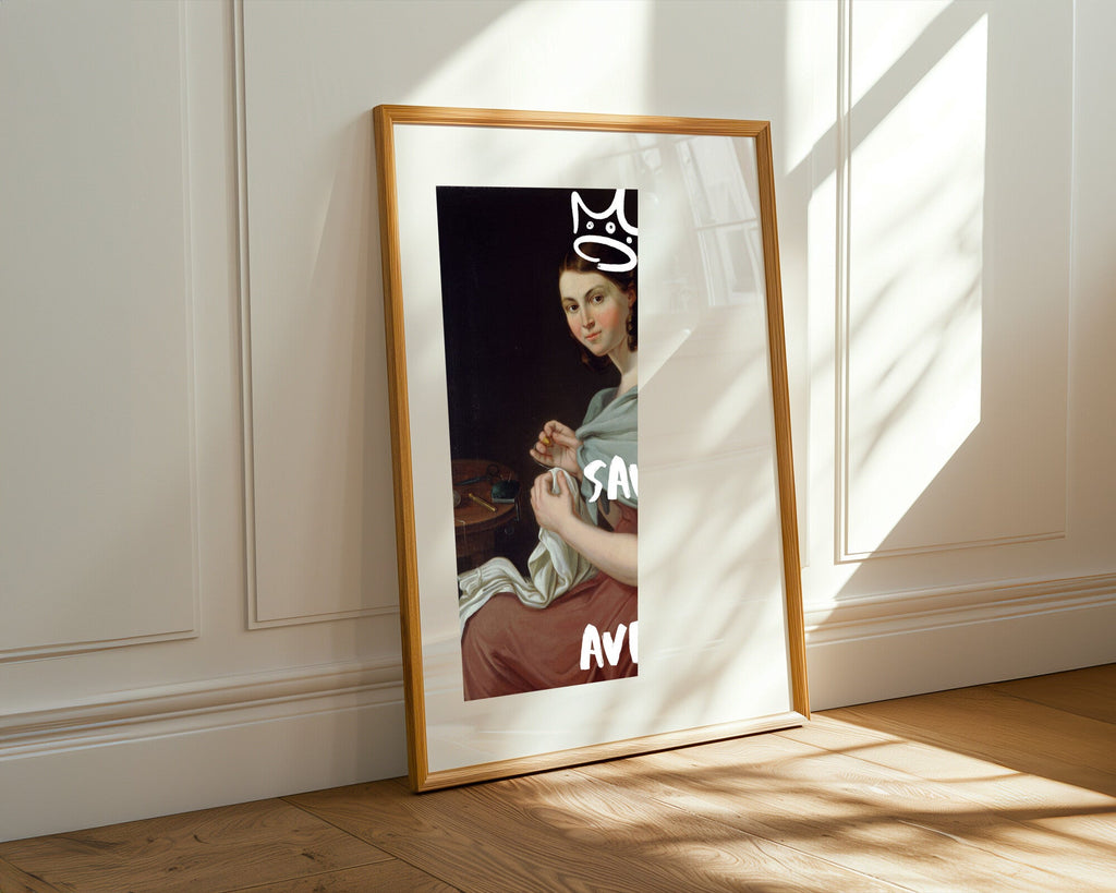 Corona Bordada | Cuadro decorativo de Monkey Canvas