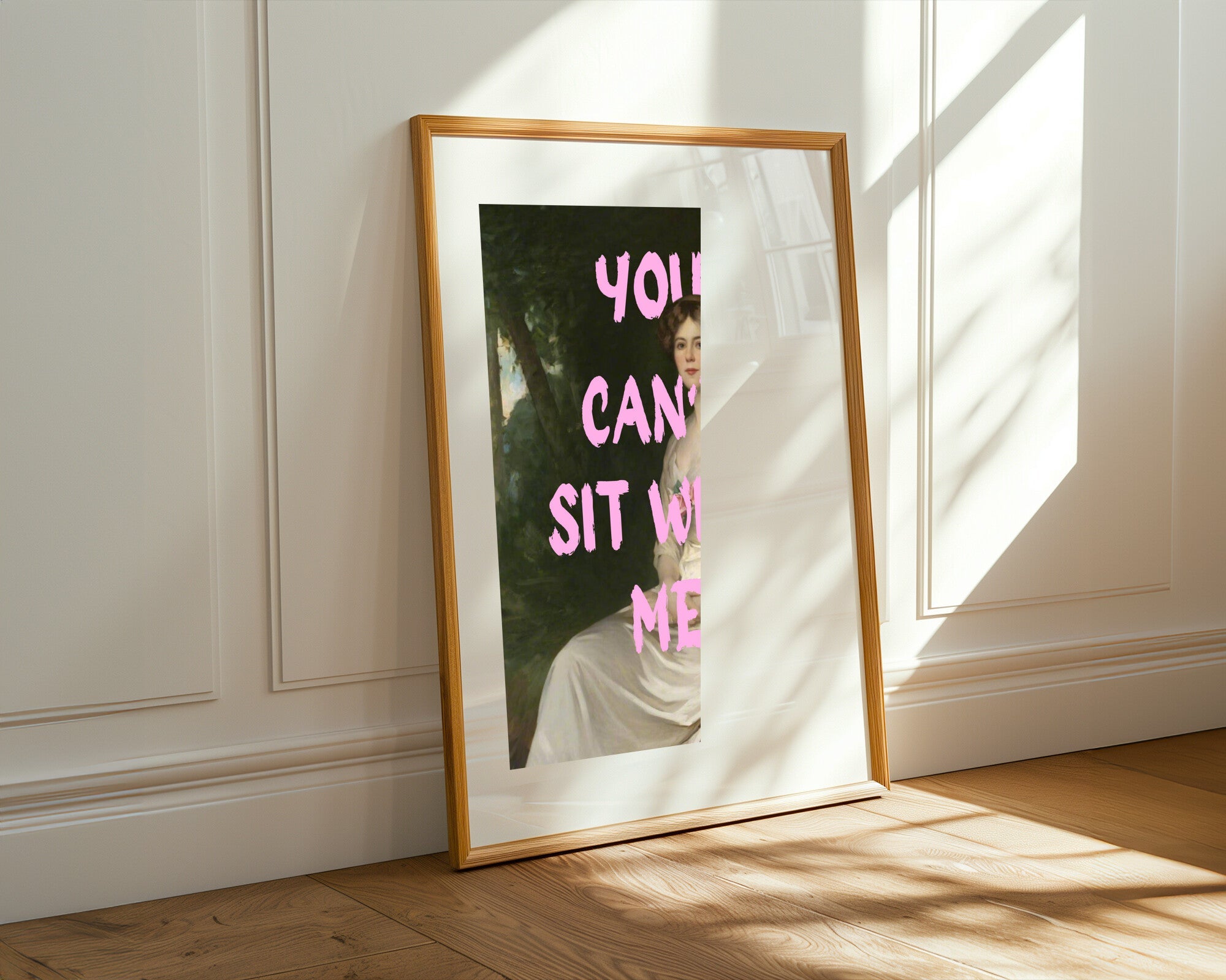 Actitud en Rosa | Cuadro decorativo de Monkey Canvas