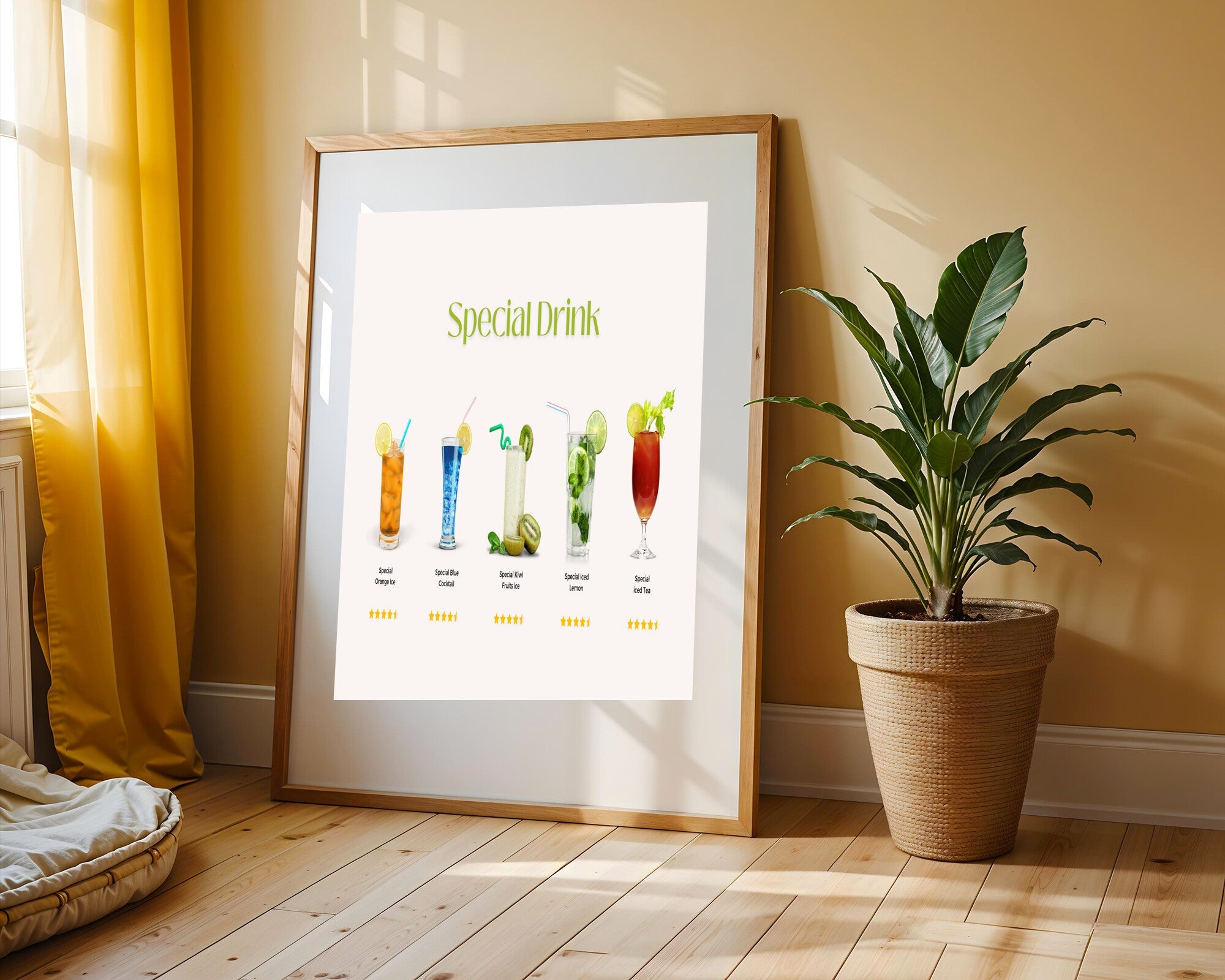 Bebidas Especiales | Cuadro decorativo de Monkey Canvas