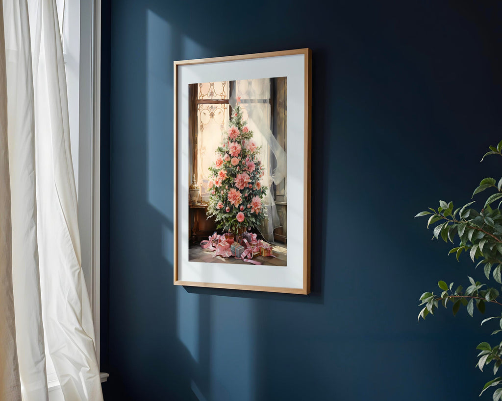 Árbol de Flores Navideño | Cuadro decorativo de Monkey Canvas