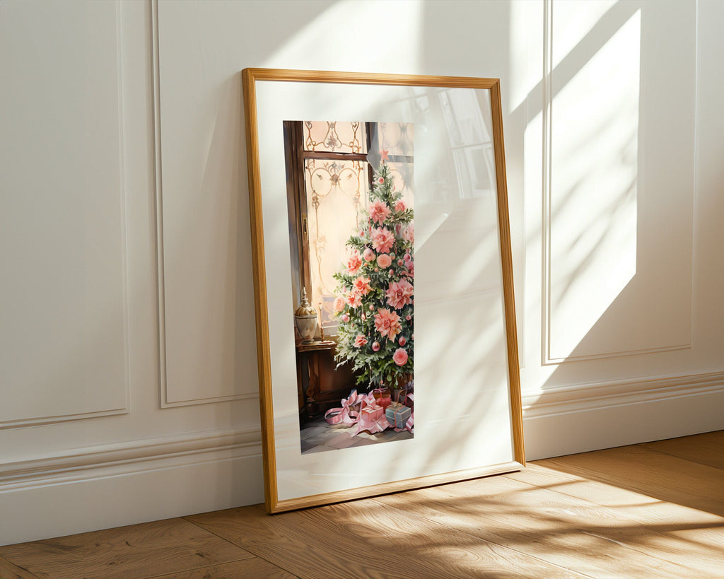 Árbol de Flores Navideño | Cuadro decorativo de Monkey Canvas