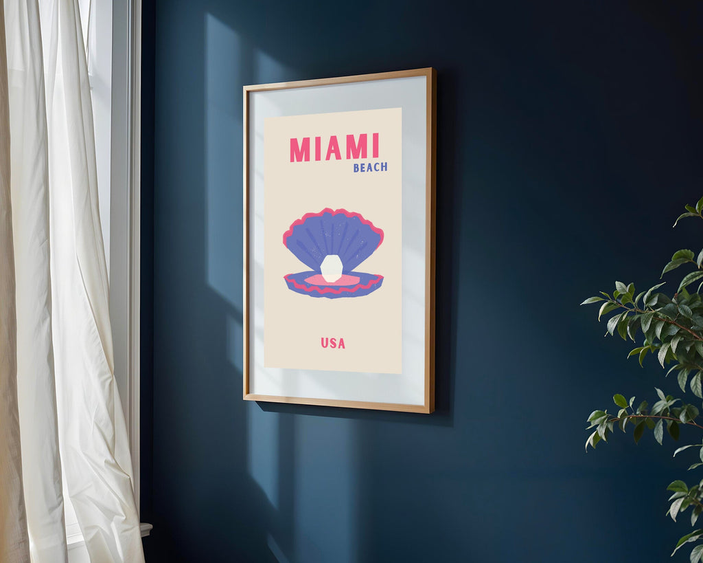 Perla de Miami | Cuadro decorativo de Monkey Canvas