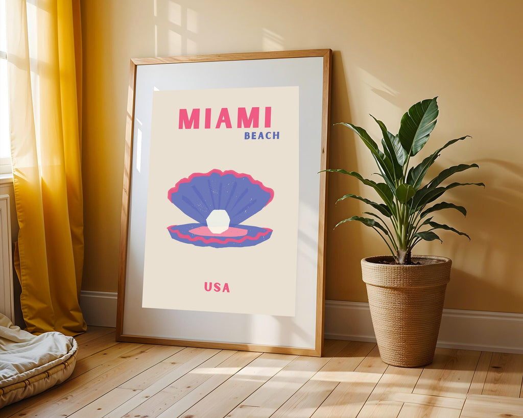 Perla de Miami | Cuadro decorativo de Monkey Canvas